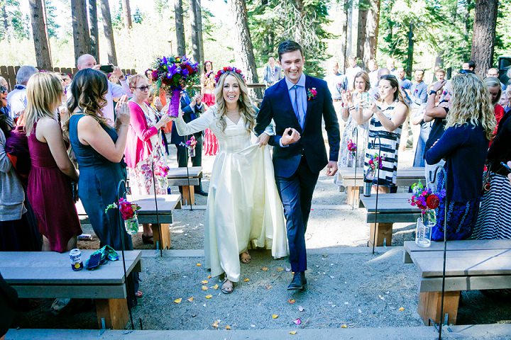 Caitlin And Aaron S Summer Camp Wedding In California By Chris Werner Photography Boho