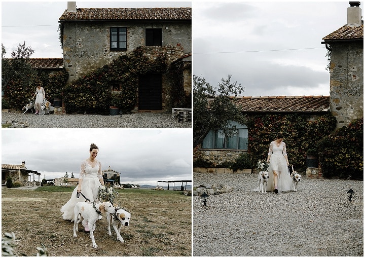 Maria dan Ingo 3 Hari Ramah Anjing Tuscany Elopement Oleh Briars Atlas