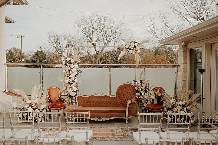 Sabeen and Mohammad's 'Pampas Boho' Rooftop Pakistani Wedding at home by Lana Del Mar Photo 