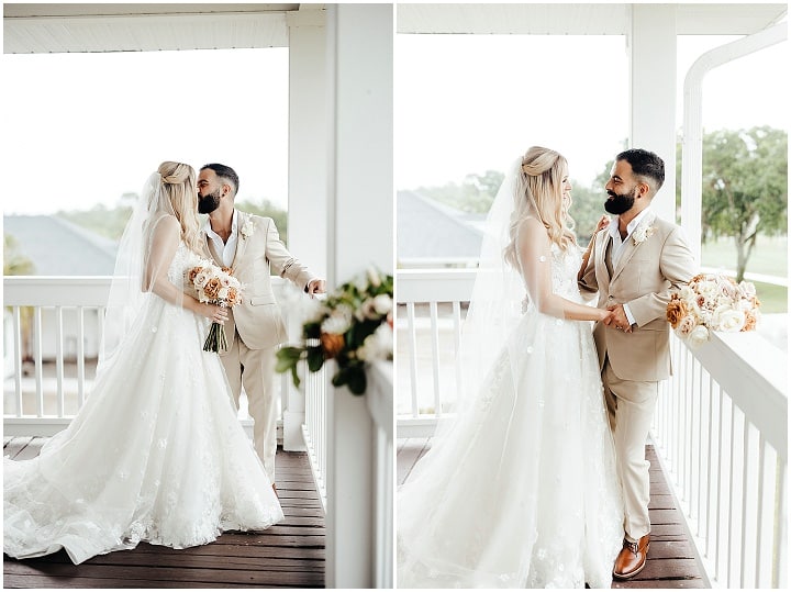 Krista and Gabriel s Modern Boho Cream Gold and Rust DIY Orlando Wedding by Allie and Joey Boho Wedding Blog